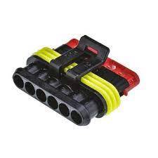 6 POL SUPERSEAL ERKEK SOKET