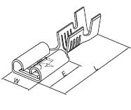 SF2D DİŞİ TERMİNAL 6.3 1.00-2.50 MM